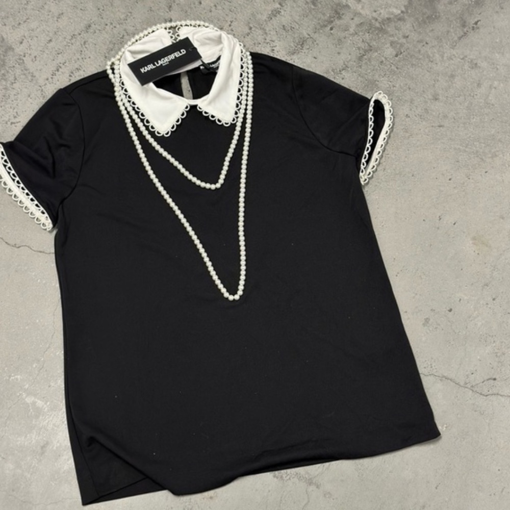 NWT Karl Lagerfeld ladies blouse size S